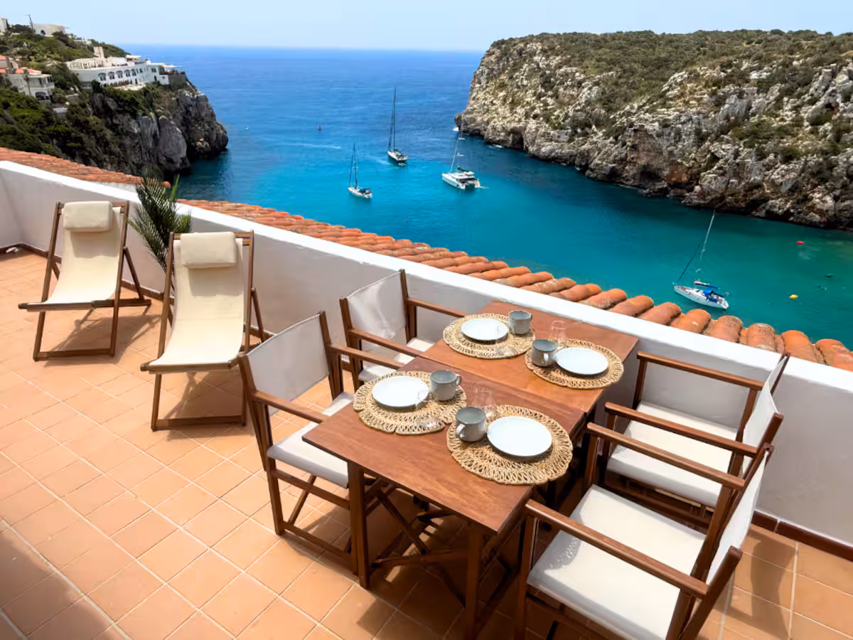 Mirador Cala en Porter, alojamiento con vistas al mar